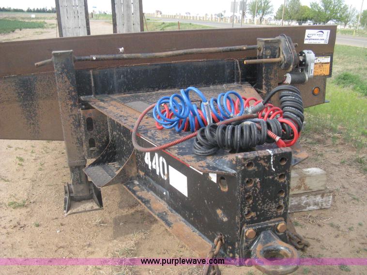 image for item G8290 2007 Winston flatbed equipment trailer