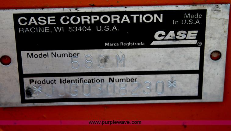 image for item H2090 2001 Case 580M backhoe