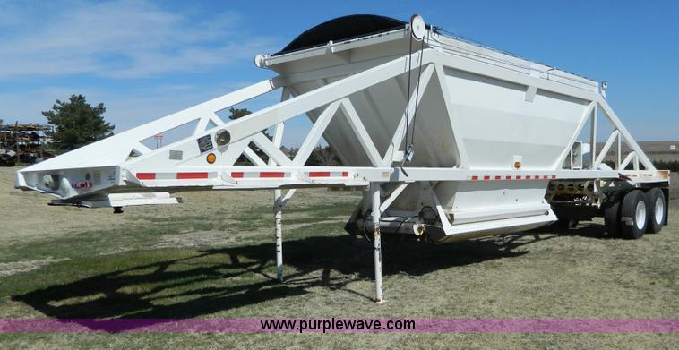 image for item H2486 1998 Ranch Mfg. Ranco belly dump trailer