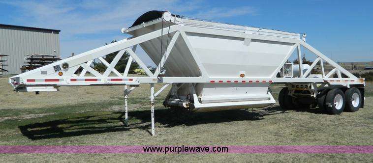 image for item H2486 1998 Ranch Mfg. Ranco belly dump trailer