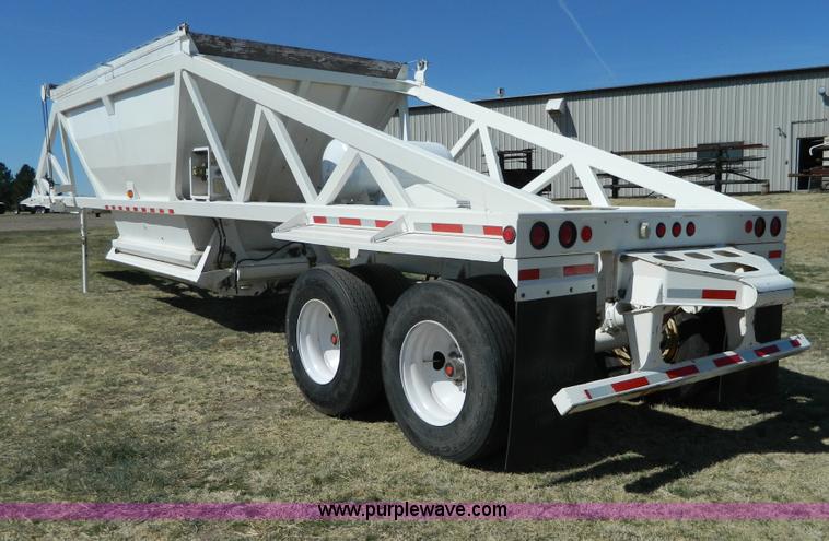 image for item H2486 1998 Ranch Mfg. Ranco belly dump trailer