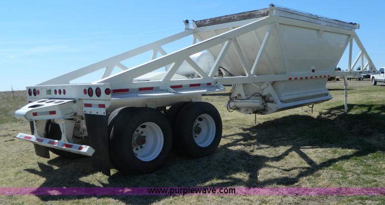 image for item H2486 1998 Ranch Mfg. Ranco belly dump trailer