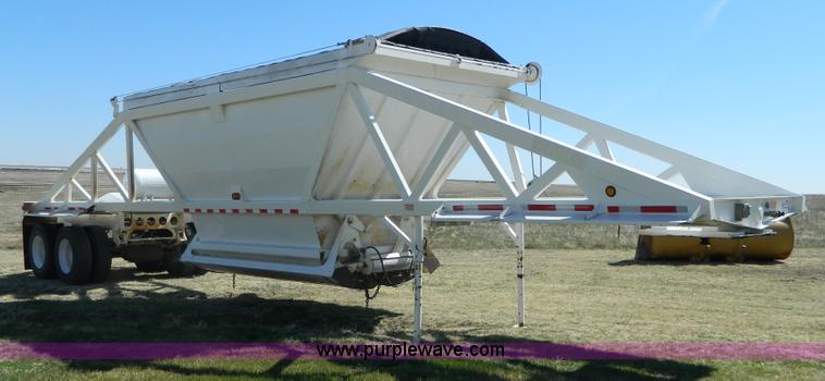 image for item H2486 1998 Ranch Mfg. Ranco belly dump trailer