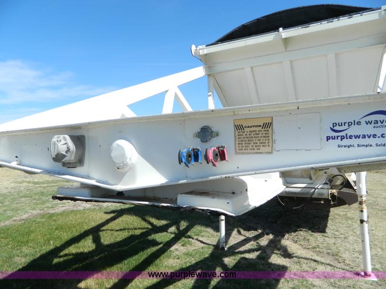 image for item H2486 1998 Ranch Mfg. Ranco belly dump trailer