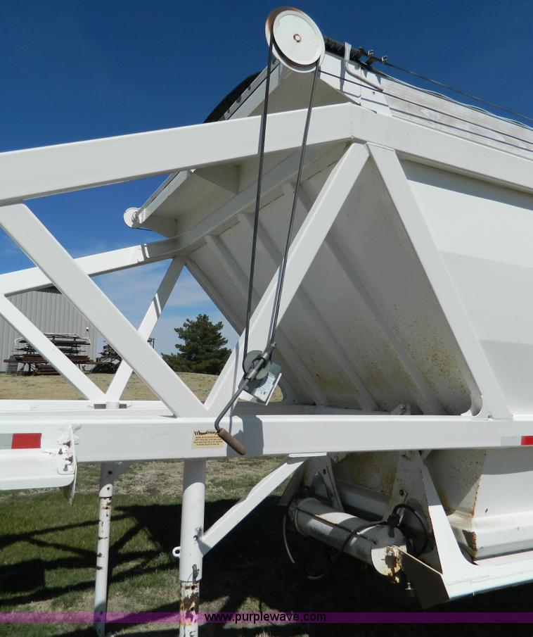 image for item H2486 1998 Ranch Mfg. Ranco belly dump trailer