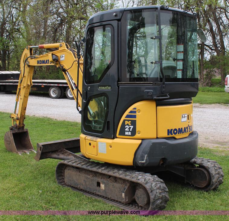 image for item H2658 2008 Komatsu PC27MR-3 mini excavator