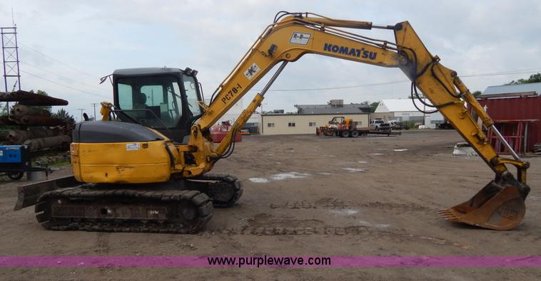 image for item H3397 2006 Komatsu PC78MR-6 mini excavator