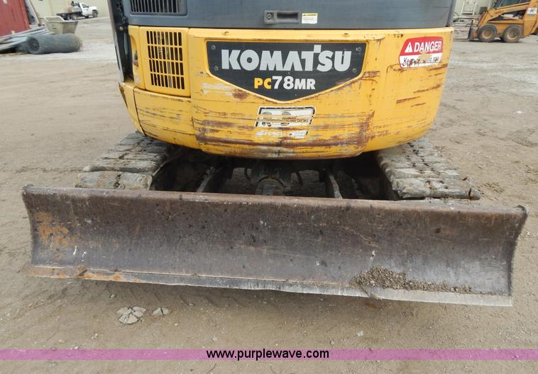 image for item H3397 2006 Komatsu PC78MR-6 mini excavator