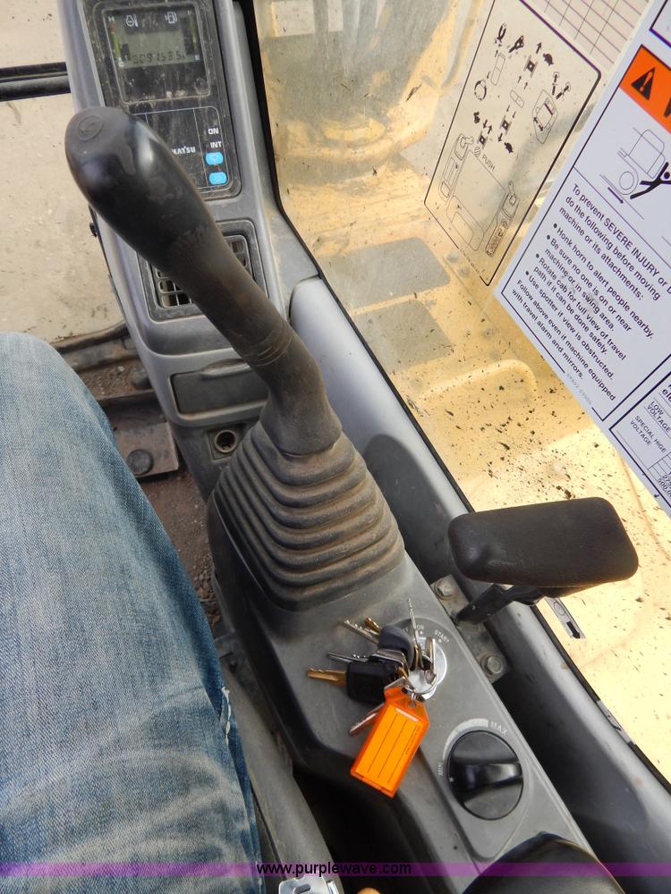 image for item H3397 2006 Komatsu PC78MR-6 mini excavator