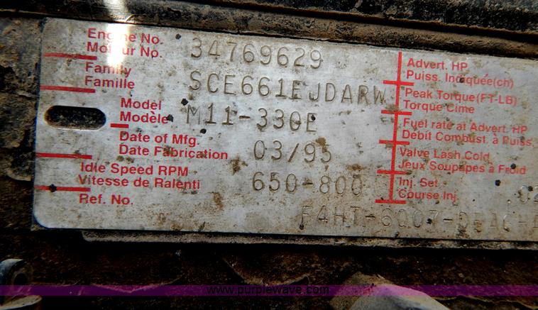 image for item H3433 1995 Ford L9000 roll off truck