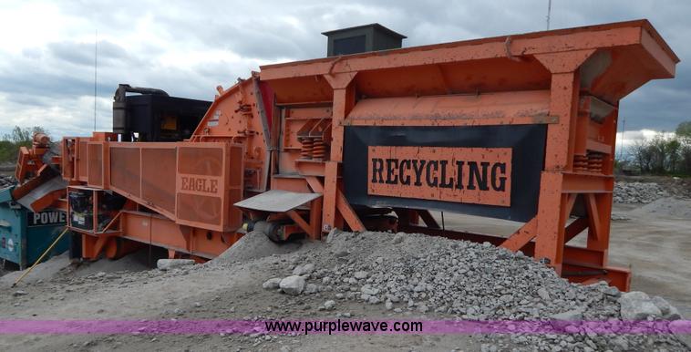 image for item H3438 1998 Eagle 1000-15CV portable impact crusher