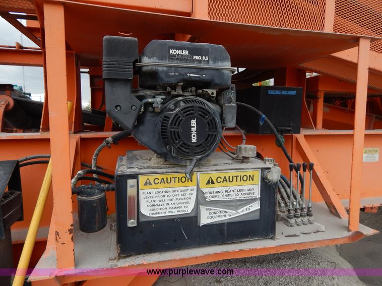 image for item H3438 1998 Eagle 1000-15CV portable impact crusher