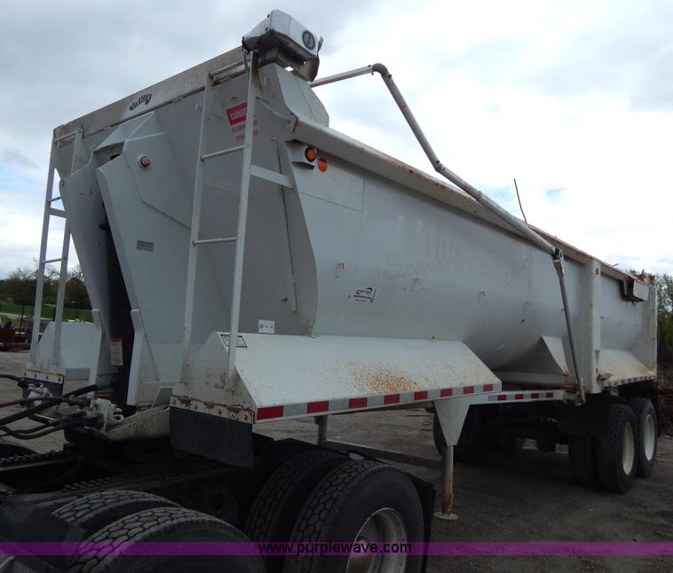 image for item H3440 1996 West barrel end dump trailer