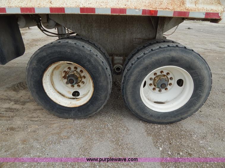 image for item H3440 1996 West barrel end dump trailer