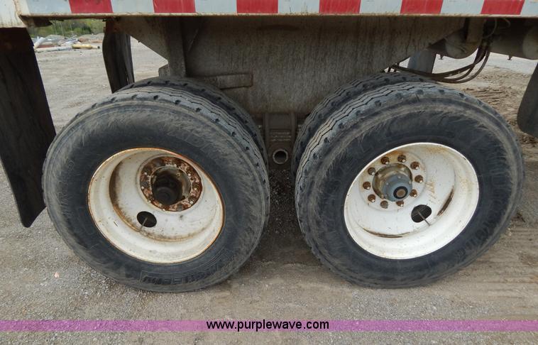 image for item H3440 1996 West barrel end dump trailer