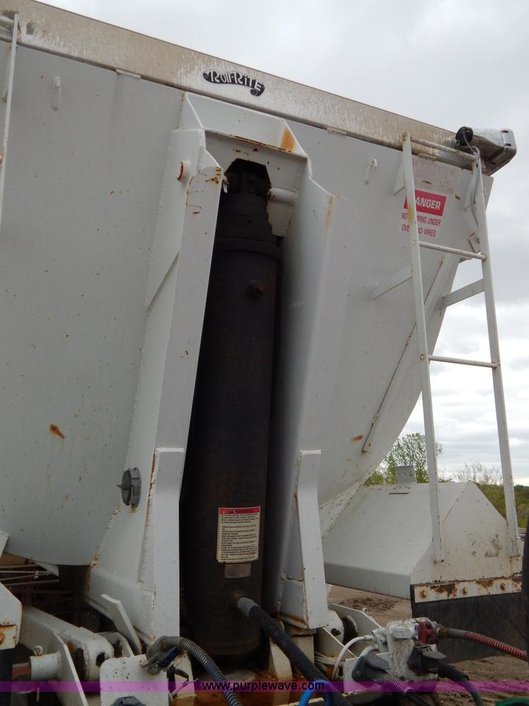 image for item H3440 1996 West barrel end dump trailer