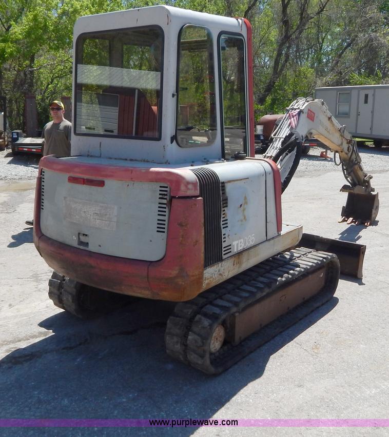 image for item H3441 1995 Takeuchi TB035 compact excavator