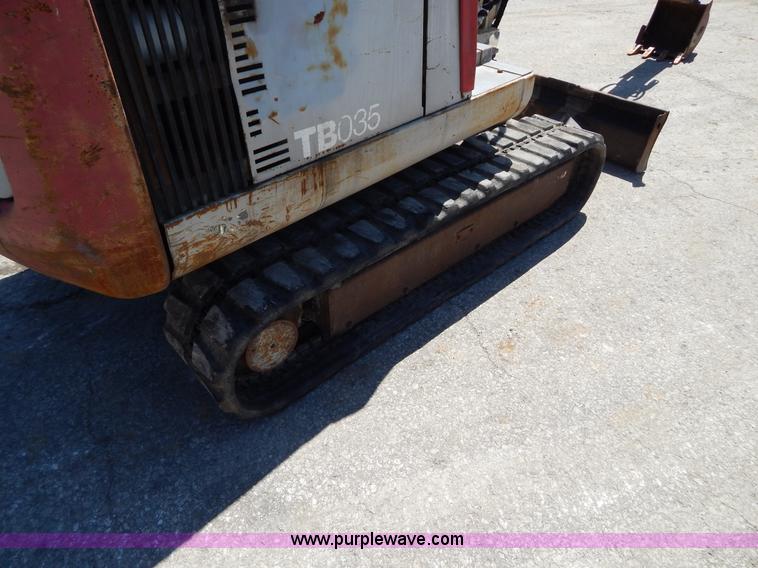 image for item H3441 1995 Takeuchi TB035 compact excavator
