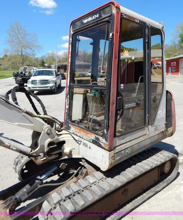 image for item H3441 1995 Takeuchi TB035 compact excavator