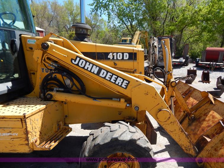image for item H3444 1995 John Deere 410D backhoe