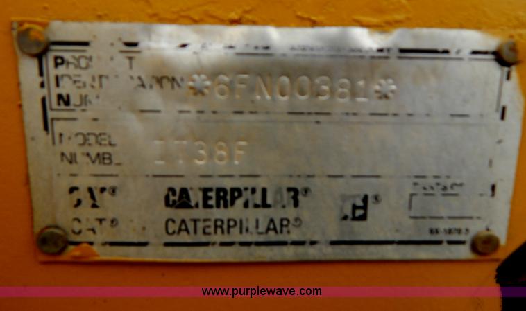 image for item H3447 1996 Caterpillar IT38F wheel loader