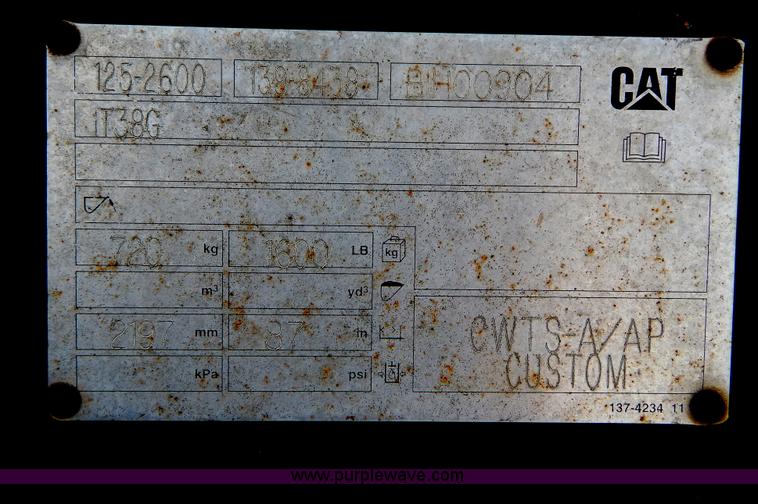 image for item H3447 1996 Caterpillar IT38F wheel loader