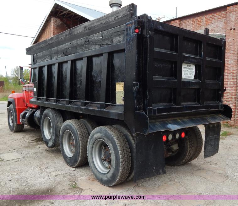 image for item H3450 1993 Mack RD690S triple axle dump truck