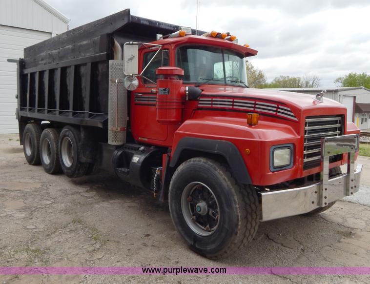 image for item H3450 1993 Mack RD690S triple axle dump truck