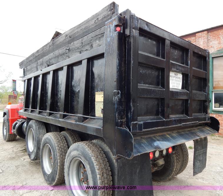 image for item H3450 1993 Mack RD690S triple axle dump truck