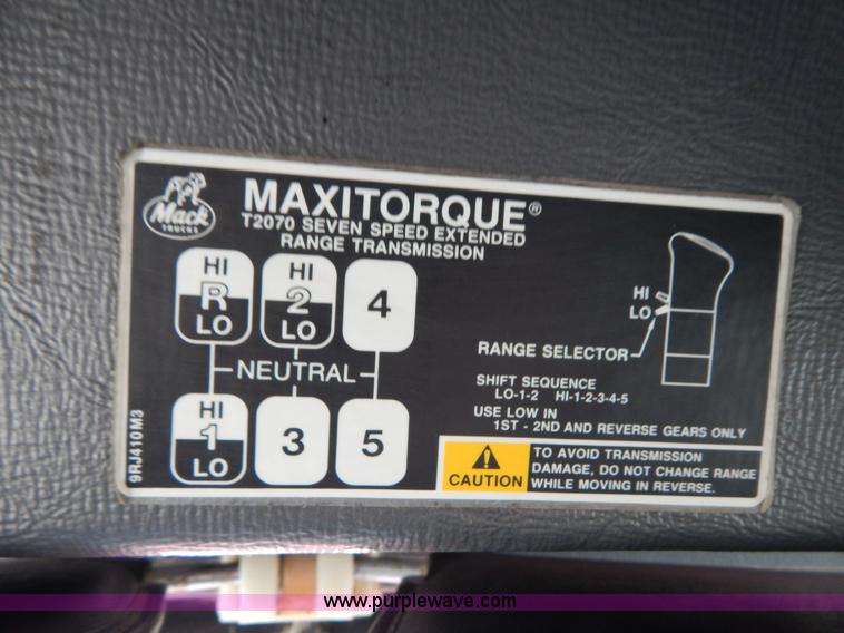 image for item H3450 1993 Mack RD690S triple axle dump truck