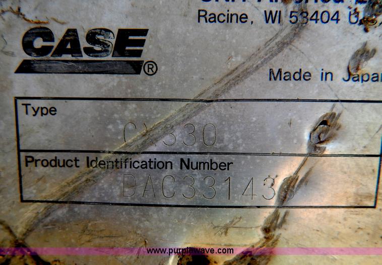 image for item H3456 2005 Case CX330 excavator