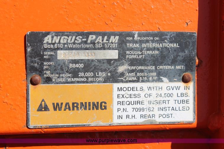 image for item H5690 1999 SkyTrack 10542 telehandler