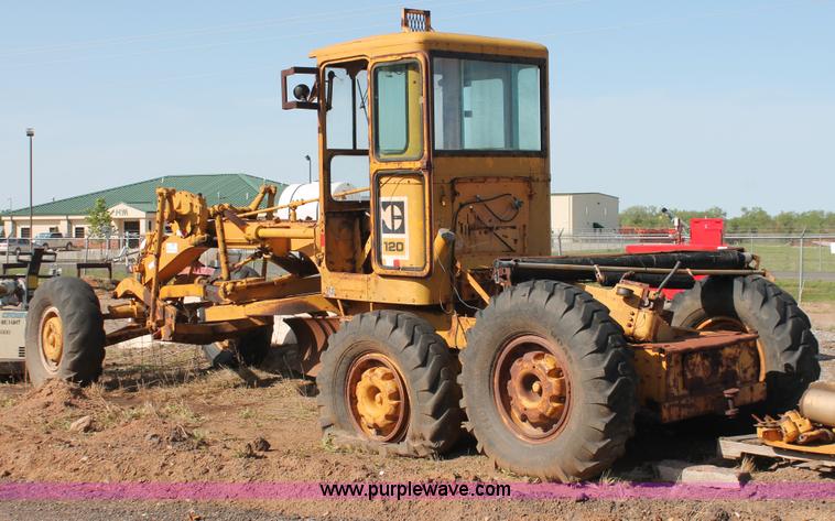 image for item H5691 1968 Caterpillar 120 motor grader