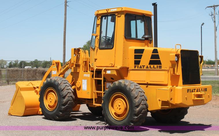 image for item H5697 1984 Fiat-Allis FR12 wheel loader