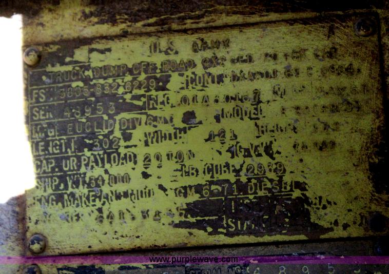 image for item H6143 Euclid R20 haul truck