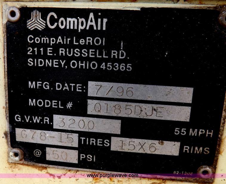 image for item I9022 1996 Leroi 2A219-178 air compressor