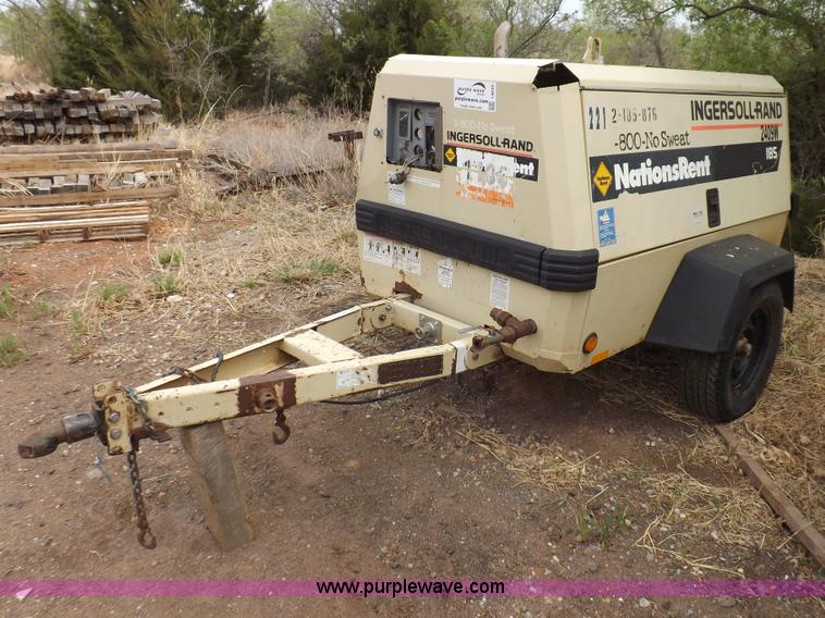 image for item I9025 2000 Ingersoll Rand 185WJD air compressor