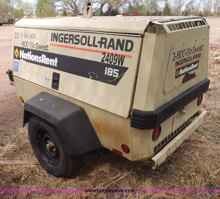 image for item I9025 2000 Ingersoll Rand 185WJD air compressor