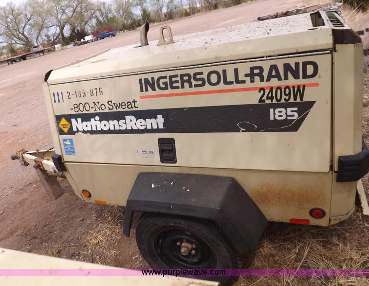 image for item I9025 2000 Ingersoll Rand 185WJD air compressor