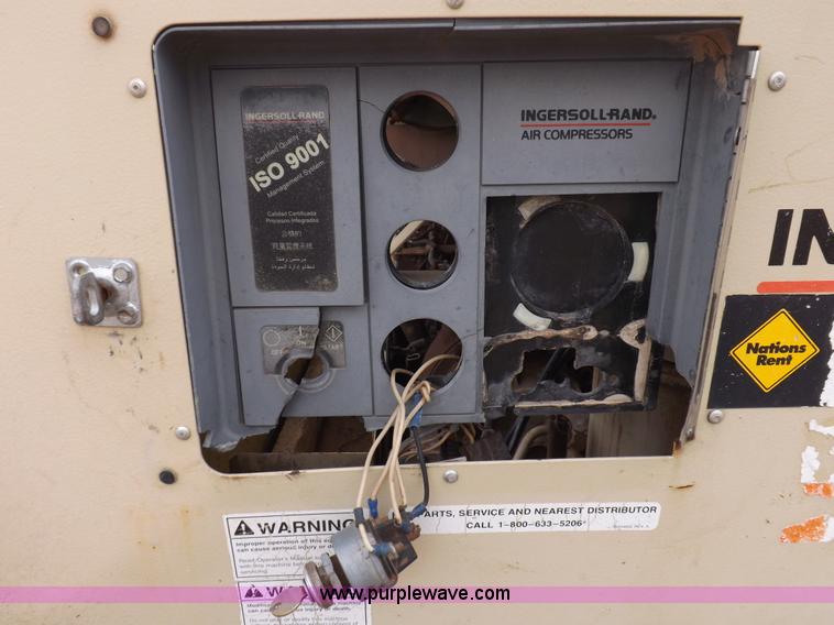 image for item I9025 2000 Ingersoll Rand 185WJD air compressor