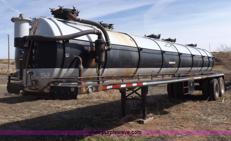 image for item I9036 1981 shop built barrel trailer