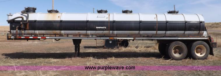 image for item I9036 1981 shop built barrel trailer