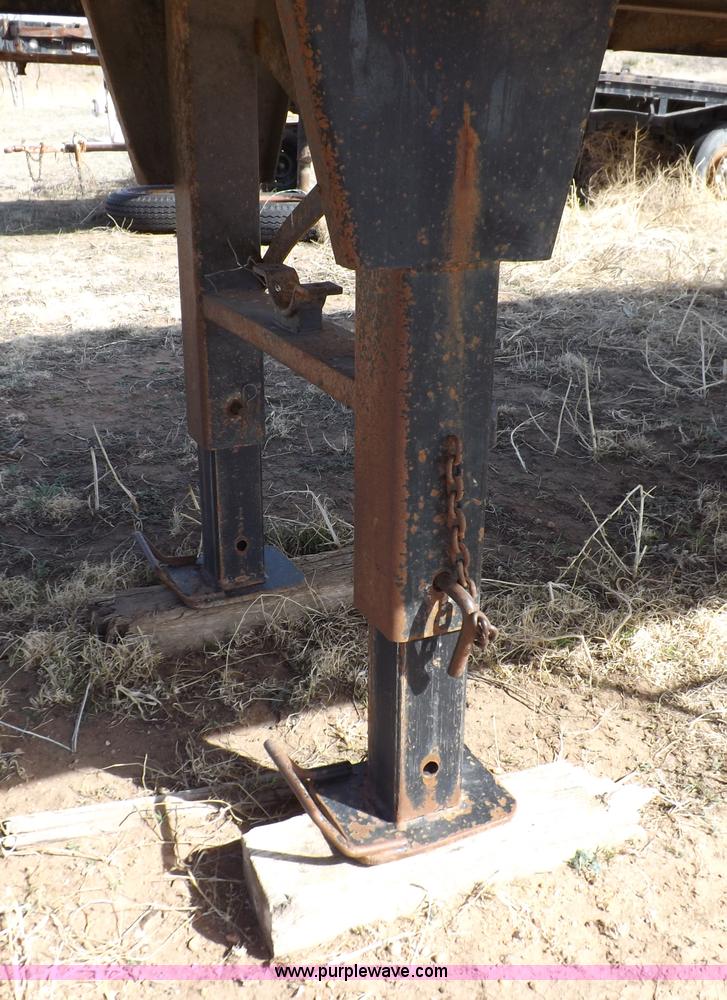image for item I9036 1981 shop built barrel trailer