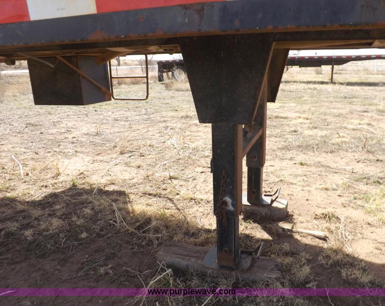 image for item I9036 1981 shop built barrel trailer