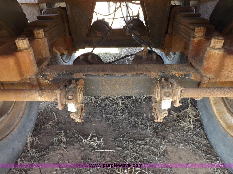 image for item I9036 1981 shop built barrel trailer