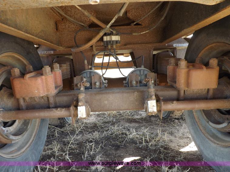 image for item I9036 1981 shop built barrel trailer