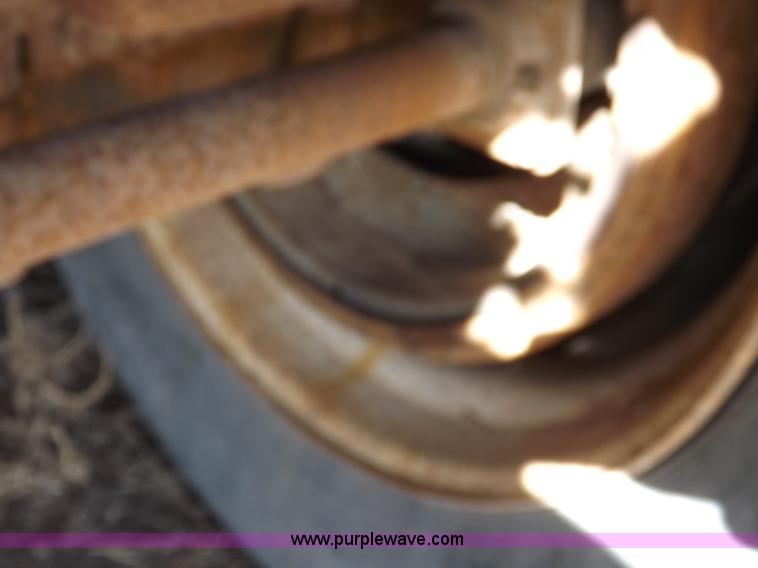 image for item I9036 1981 shop built barrel trailer