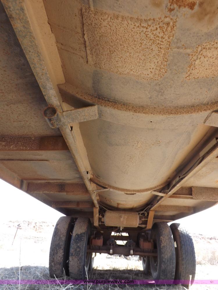 image for item I9036 1981 shop built barrel trailer