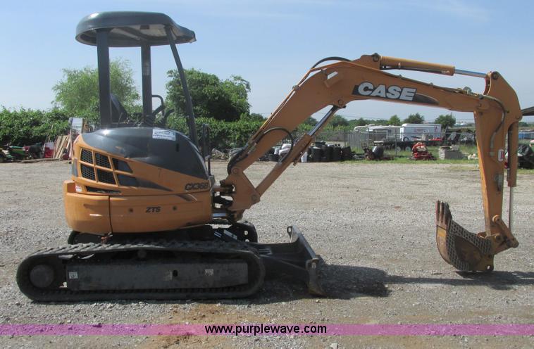 image for item I9653 2010 Case CX36B ZTS compact excavator