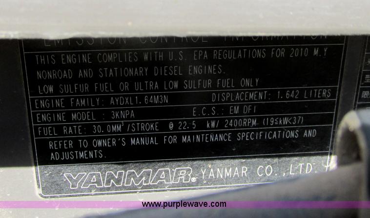 image for item I9653 2010 Case CX36B ZTS compact excavator